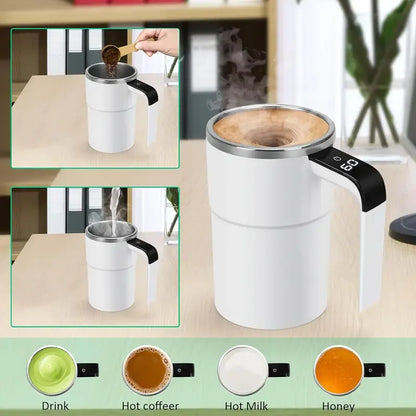 Smart mixing coffee cup