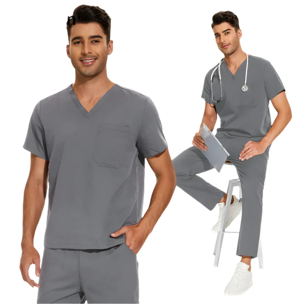 V Neck Scrub sets for men