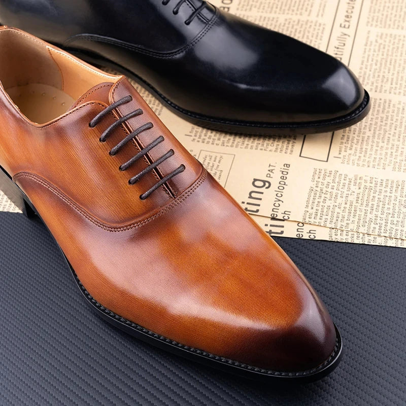 Elegant Men Leather Dress Shoe