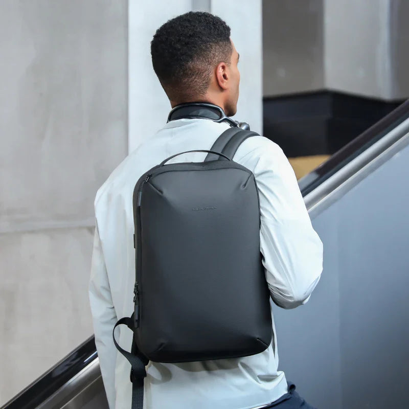 Slim men's laptop backpack, view 2