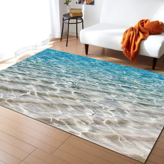 Sea Wave Printed Carpet