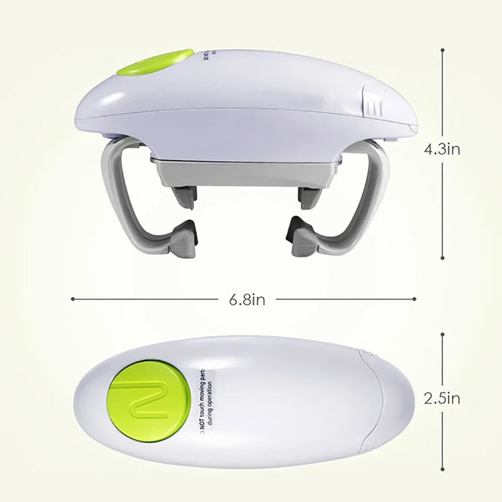 Electric jar opener in white