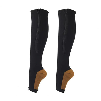 1 Pair zippier Compression Stockings