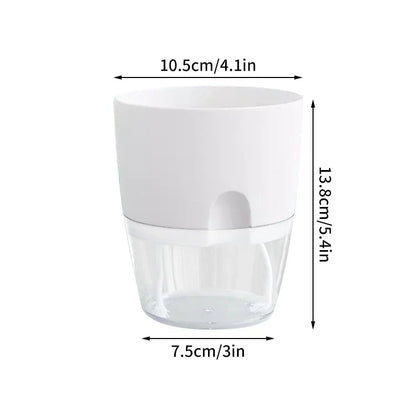 Self Watering Plastic Flower Pot