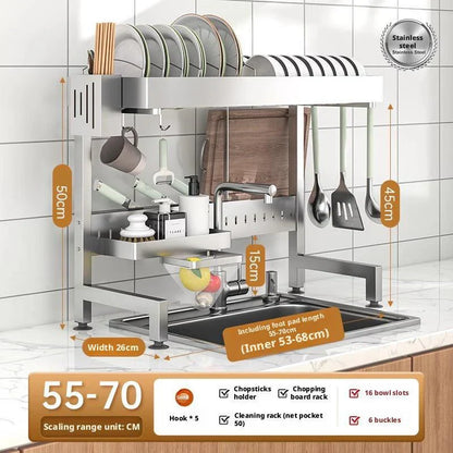 Adjustable Over The Sink Drying Rack