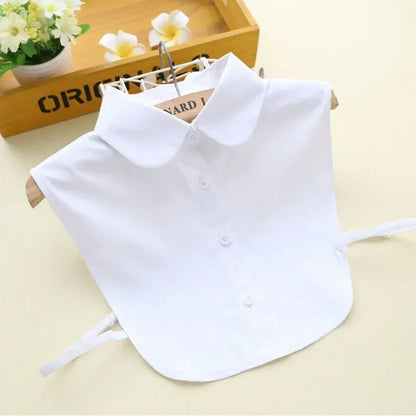 1Pc Solid Color Detachable Shirt