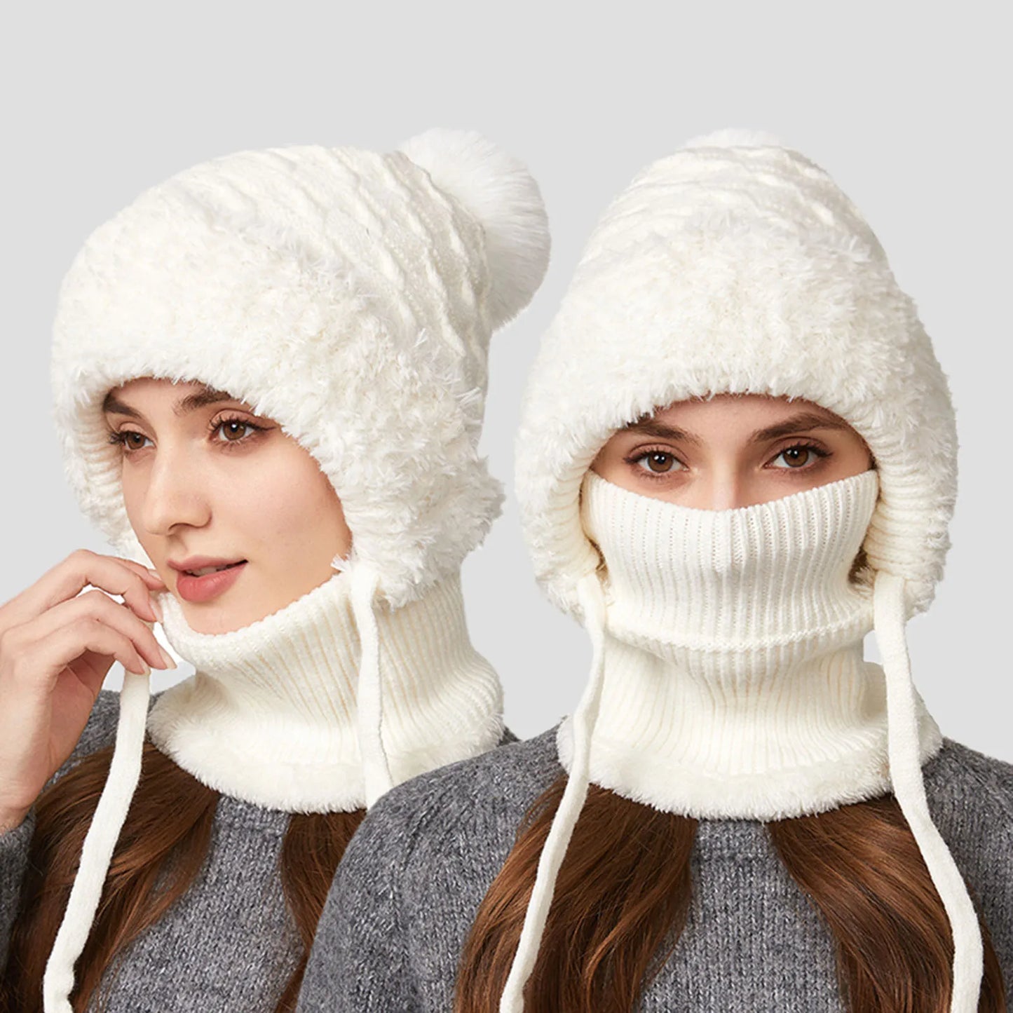 Windproof Winter Knitted Hat