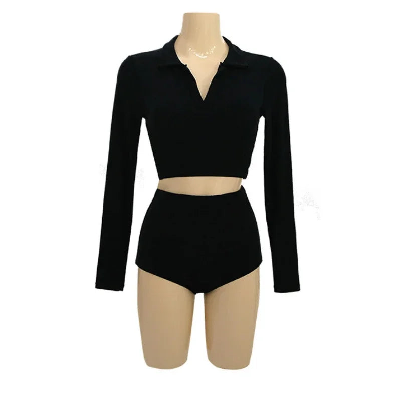 Two-Piece Long Sleeved Swimsuit