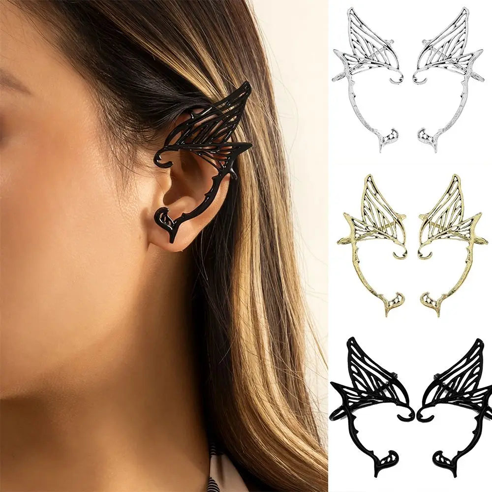 Sweet Antique Gold Color Elf Ear Clip Alloy