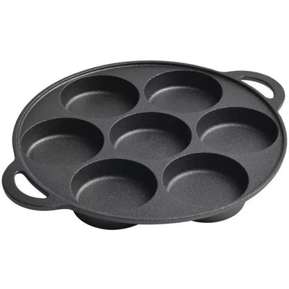 Multipurpose Cast Iron 7 Hole Non-Stick pan