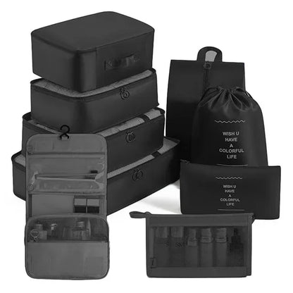 Packing Cubes for Clothes, Shoes and Accessories, 8-11 Pieces