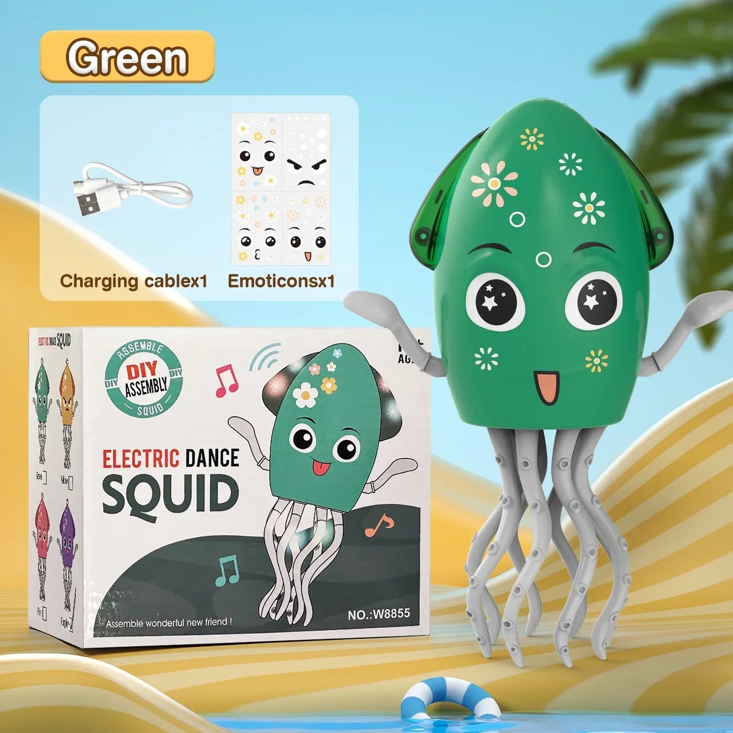 Dancing Squid Toy