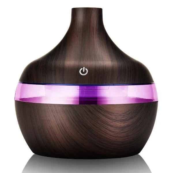 Humidifier Electric Aroma Air Diffuser Wood Ultrasonic
