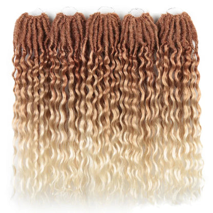 Synthetic Goddess Locs Crochet Braids A