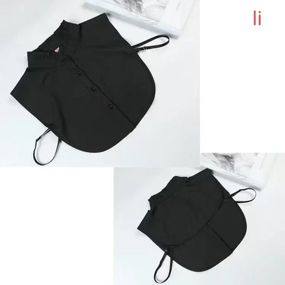 1Pc Solid Color Detachable Shirt