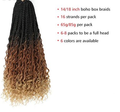 Goddess Box Braids Crochet Hair