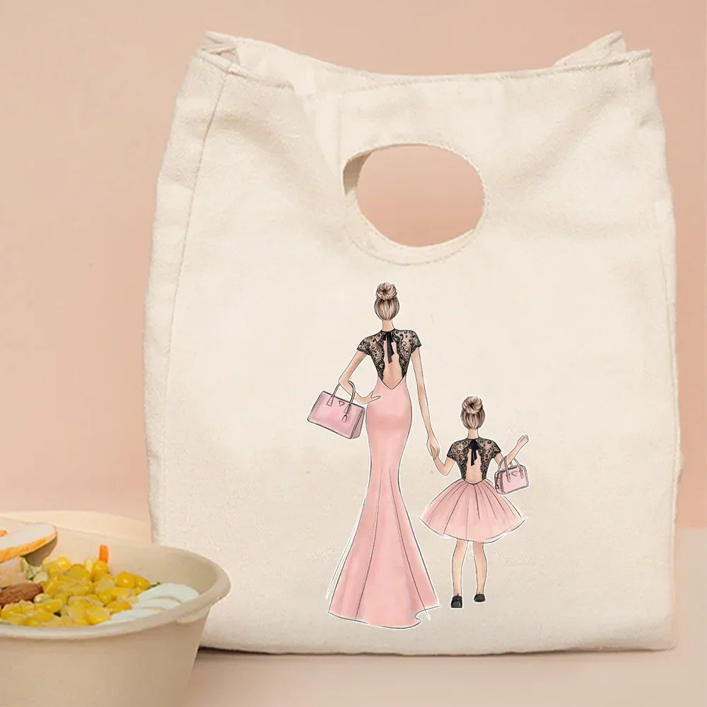 Canvas Tote Thermal Lunch Bag