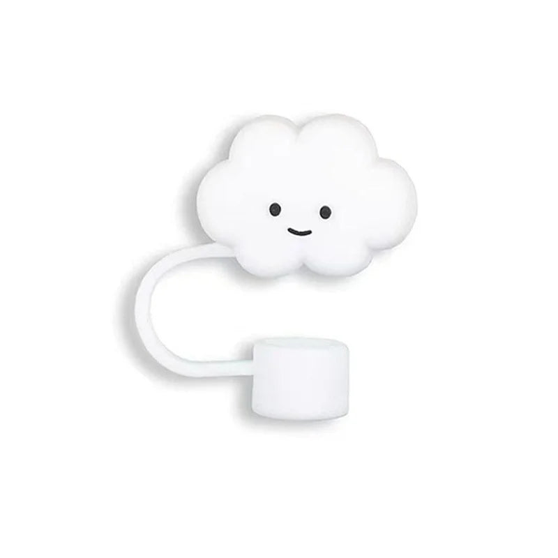 Cute Clouds silicone Straw Covers