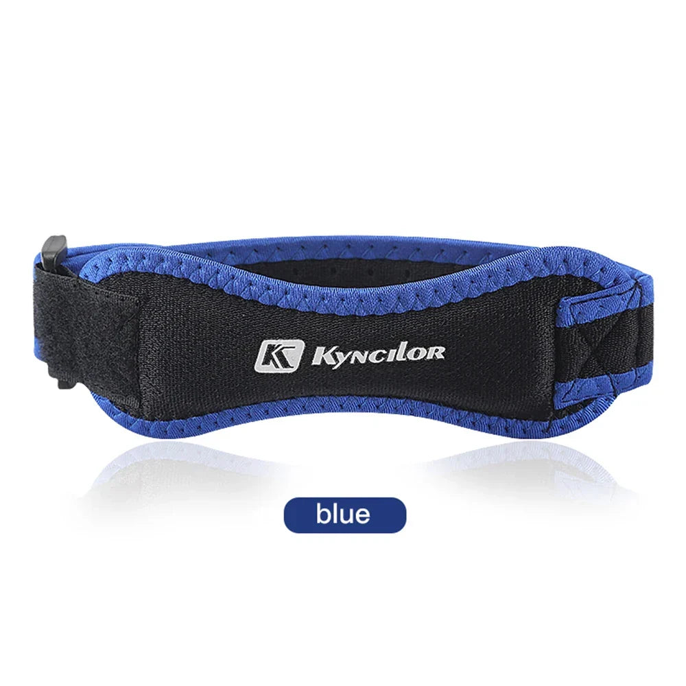 Patella knee strap in blue, style 1