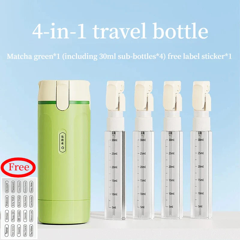 4 In 1 Refillable Travel Container