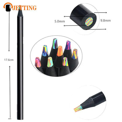 1Pcs Concentric Rainbow Pencil