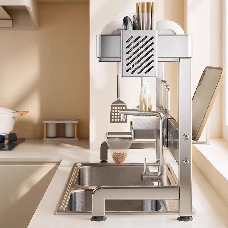 Adjustable Over The Sink Drying Rack