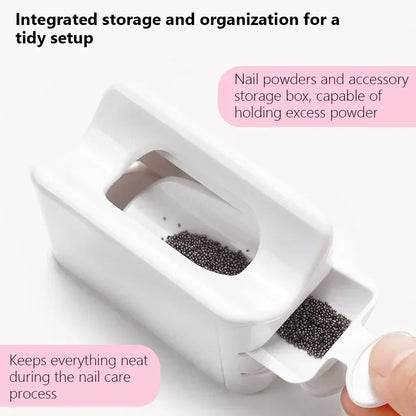 Portable Dip Powder Nail Art Kit