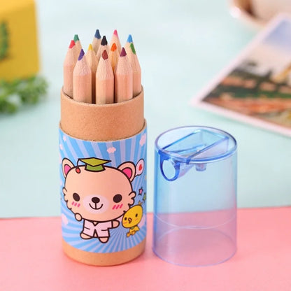 12 Color Pencil Crayon Set