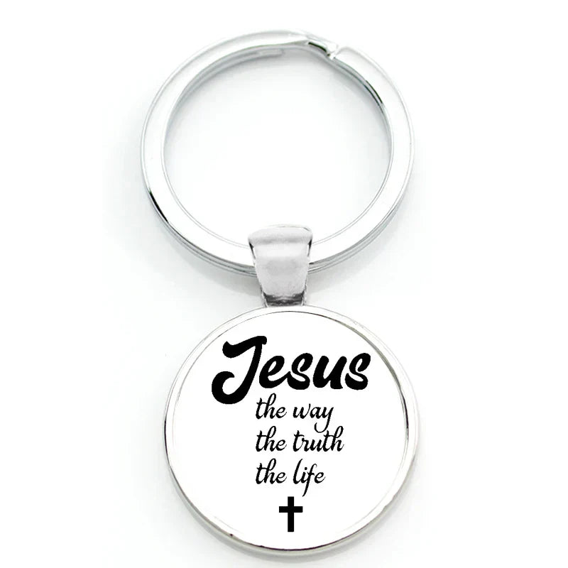 🎁 Keychain With Printed Bible Quote (100% off)