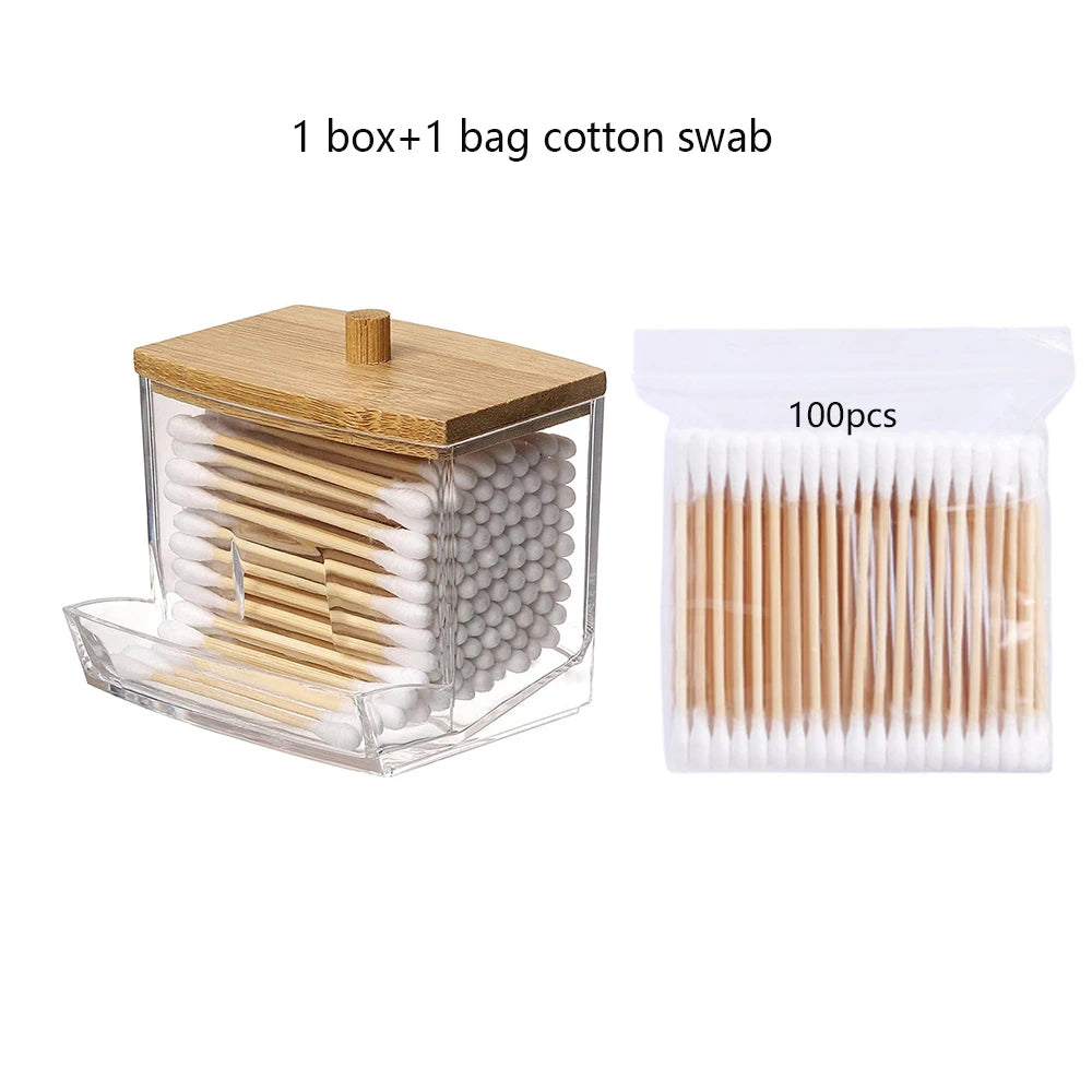 Cotton Swab Storage Box Double Head Cotton