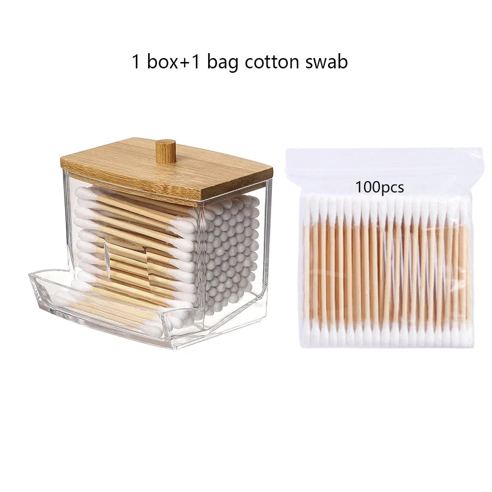 Cotton Swab Storage Box Double Head Cotton
