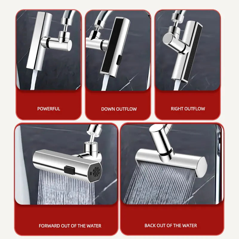 Kitchen Faucet Splash-proof Artifact Waterfall Water Outlet