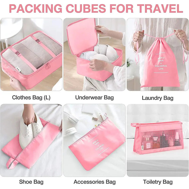 Travel Packing Cubes Set