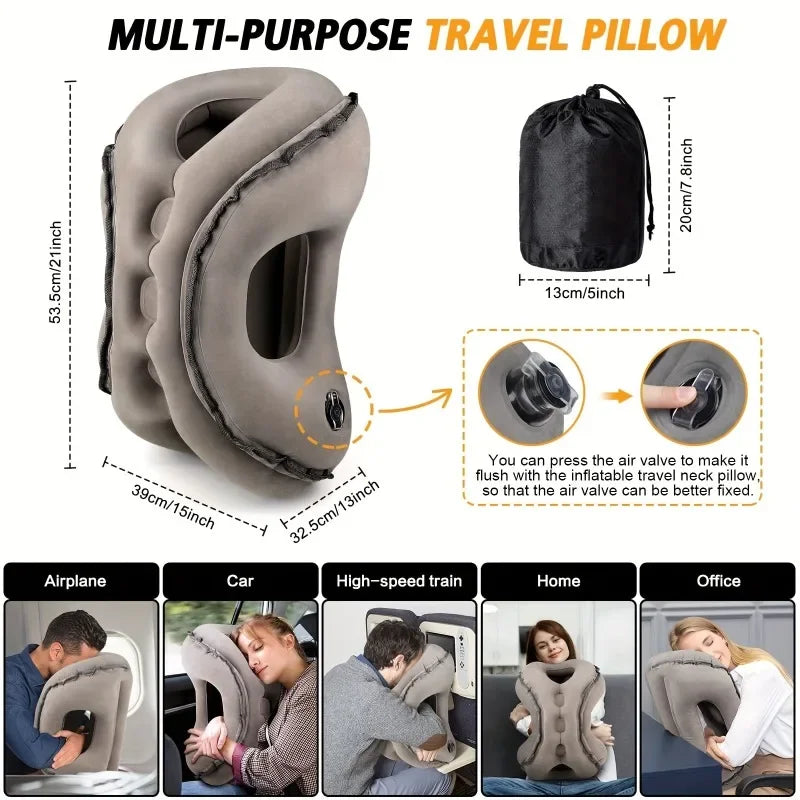 Multifunction Inflatable Travel Pillow