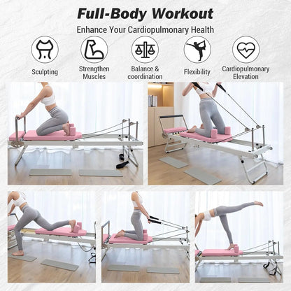 Foldable Home Pilates Reformer Machine
