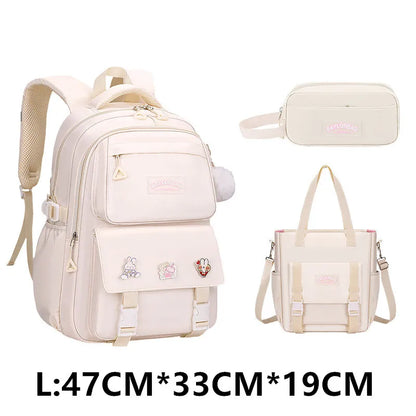 3 Pcs/Set School Bag