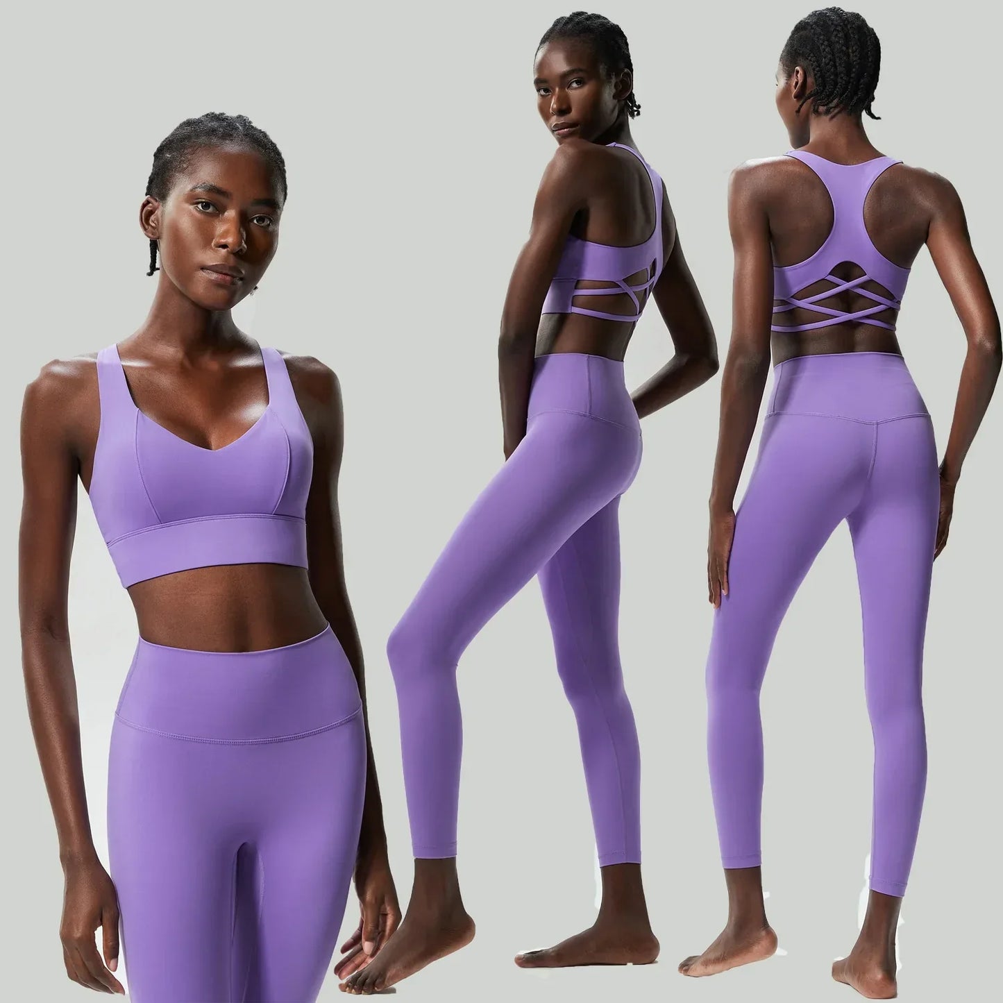 Two Pieces Buttery Soft Gym Suit