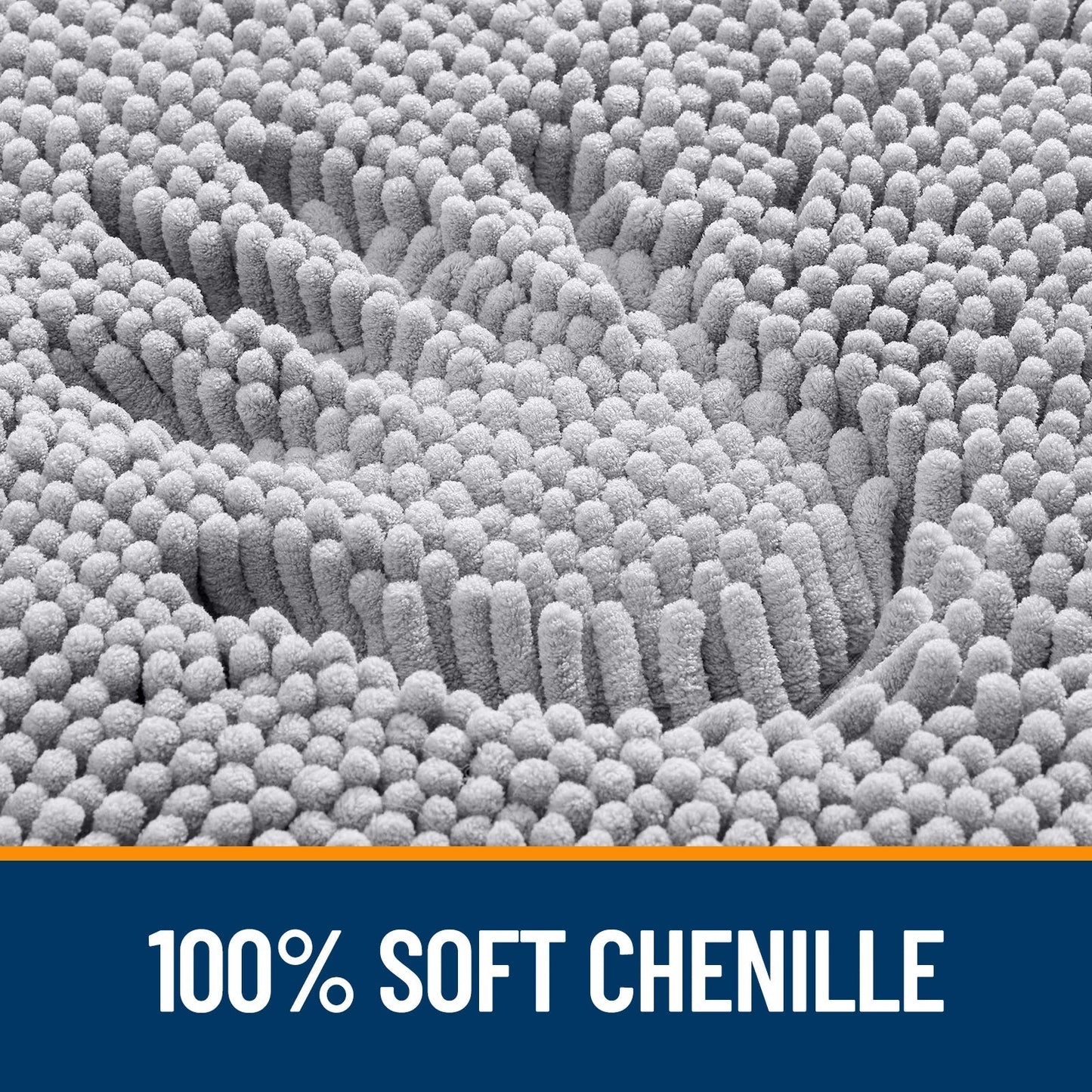 Extra Soft Thick Absorbent Shaggy Bath Mats