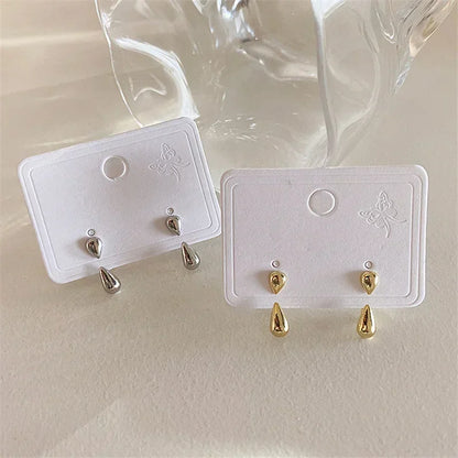 Water Drop Stud Earrings