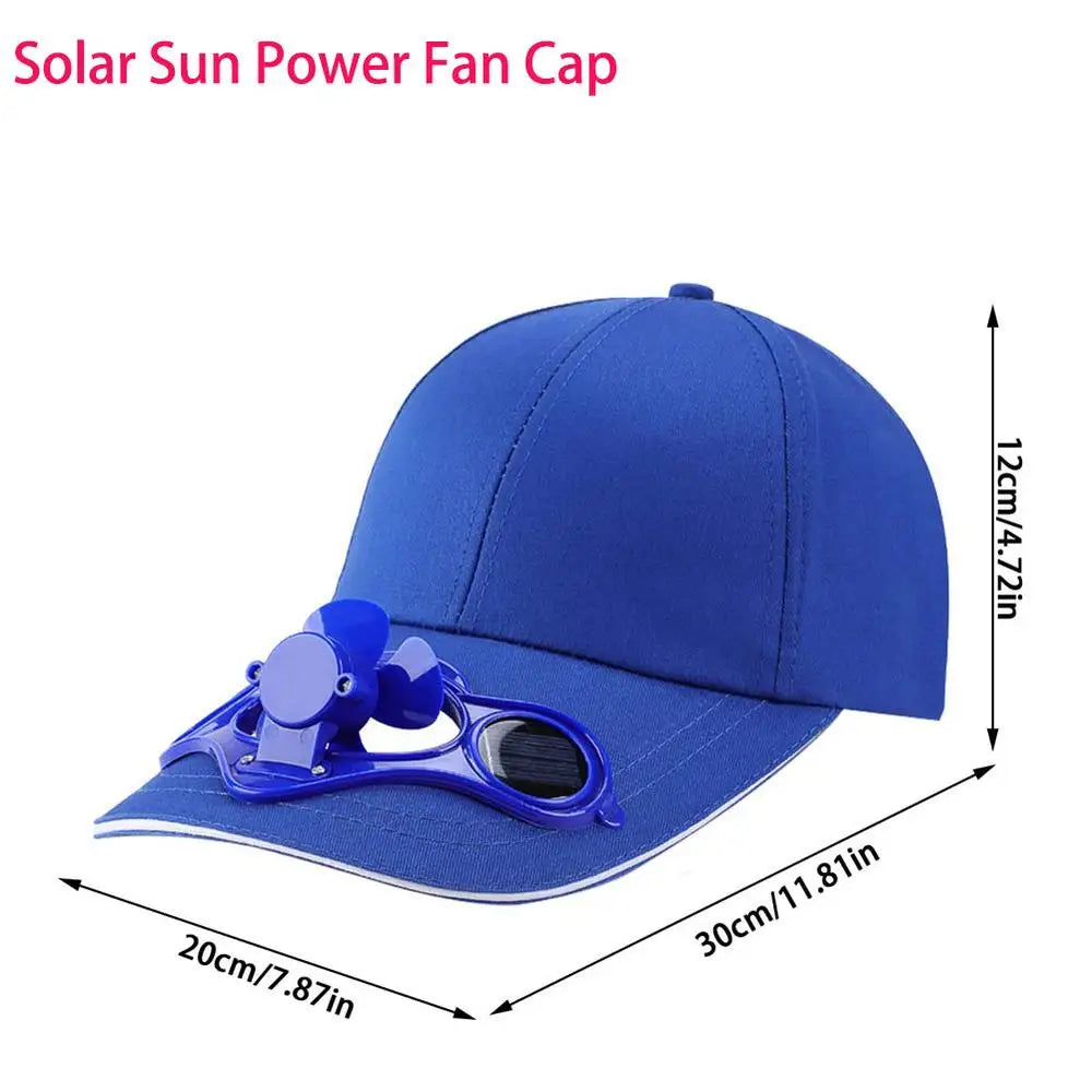 Solar Powered Fan cap