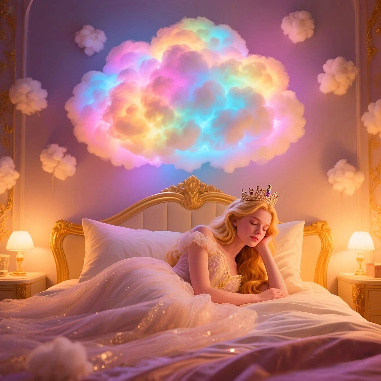 3D Thunder Cloud LED Ambient Light