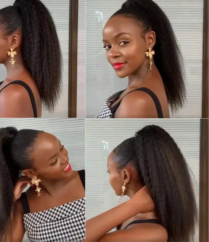 Kinky Straight Glueless YakiLace Closure