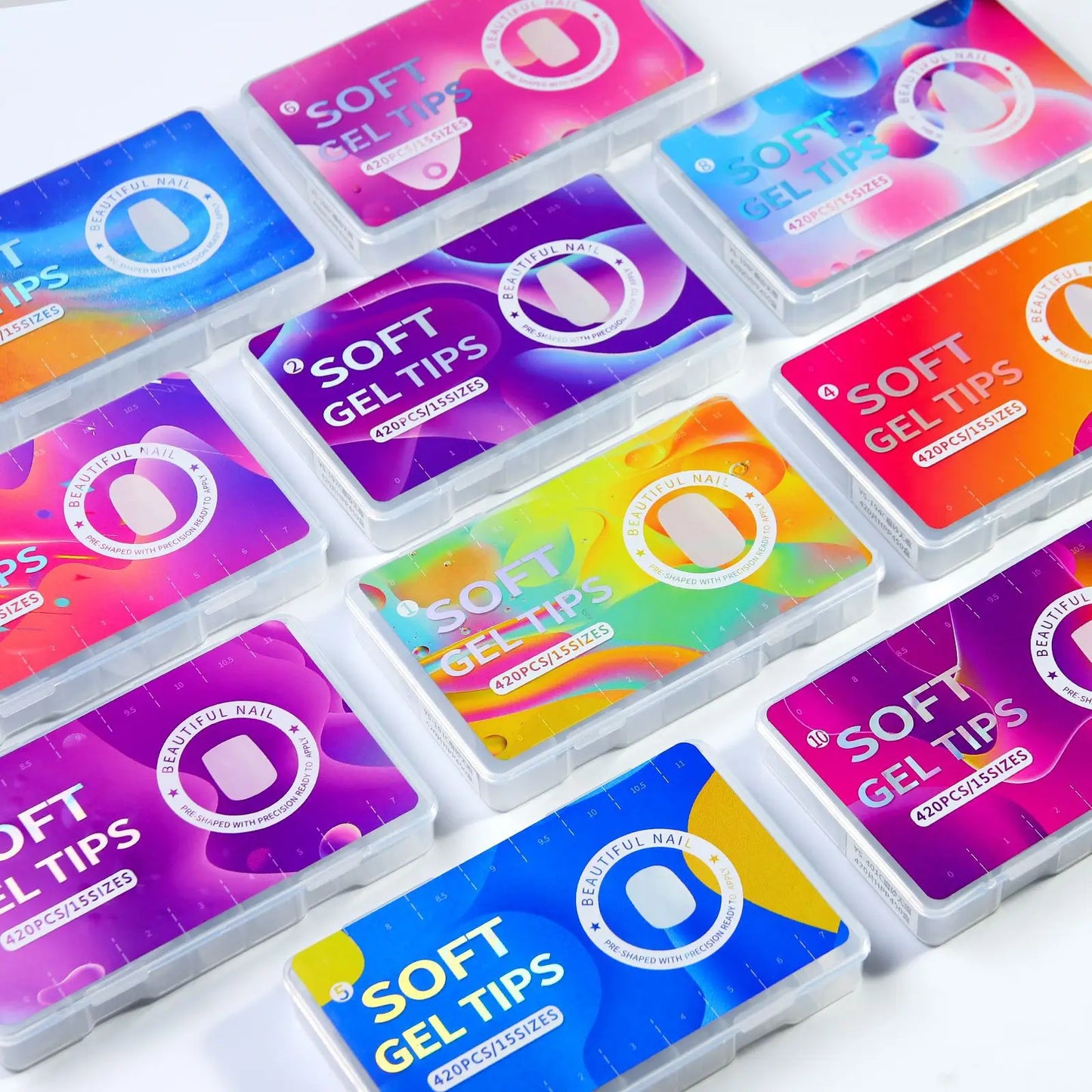 Frosted Press On Acrylic Nails