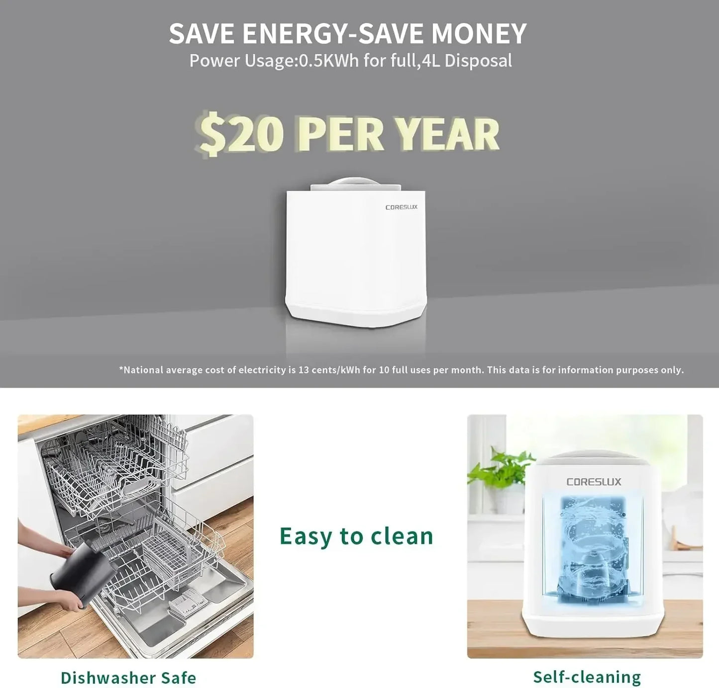 4L Smart Countertop Compost Bin