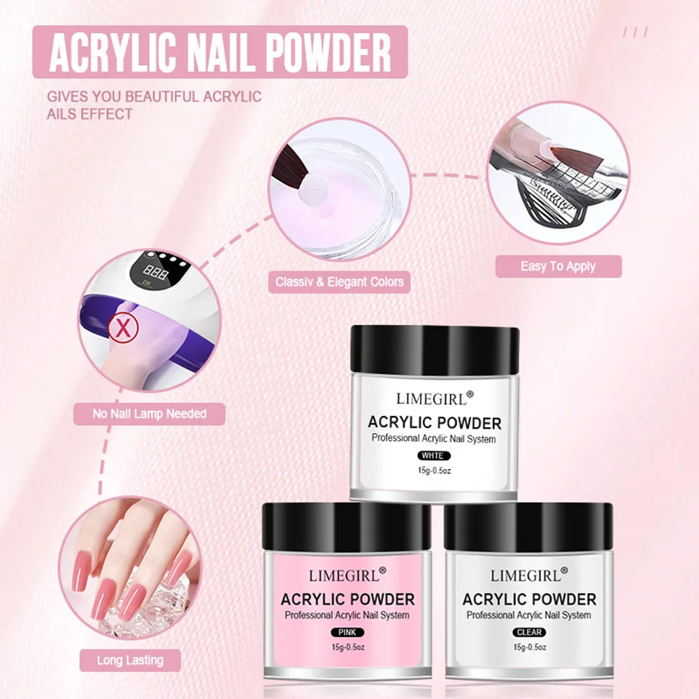 Professional Acrylic Nail Kit with Drill