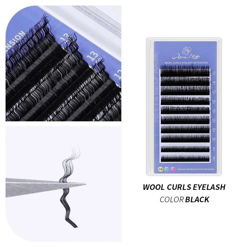 3D Curly Wool Lashes