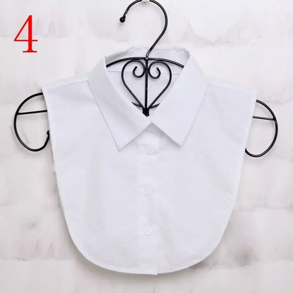 1Pc Solid Color Detachable Shirt