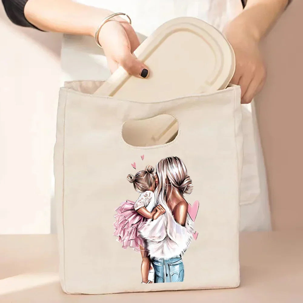 Canvas Tote Thermal Lunch Bag