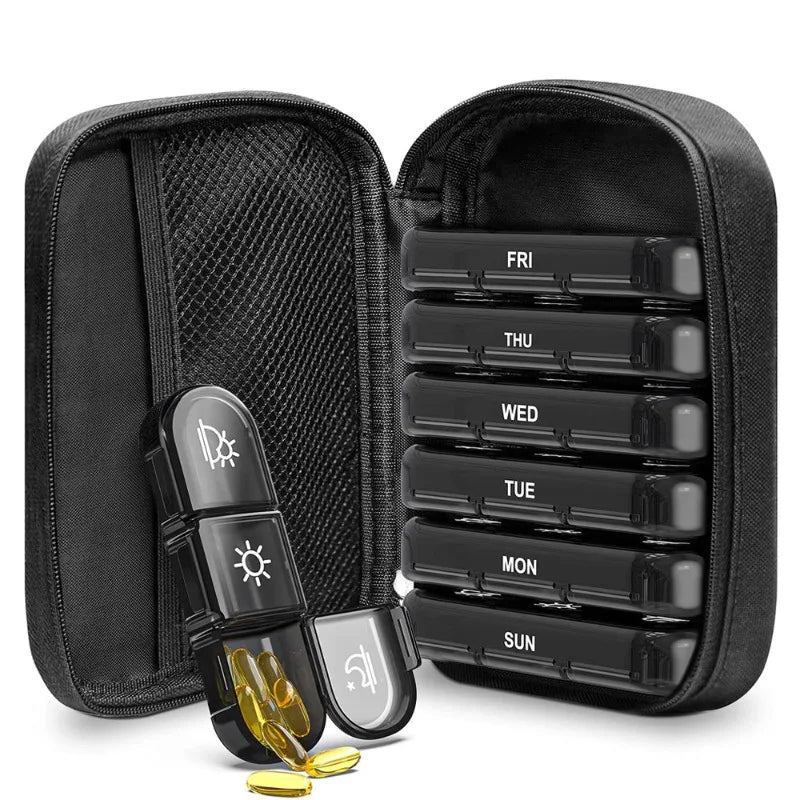 21 Grids Weekly Pill Organizers Moisture-Proof