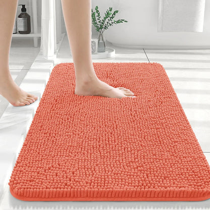 Extra Soft Thick Absorbent Shaggy Bath Mats
